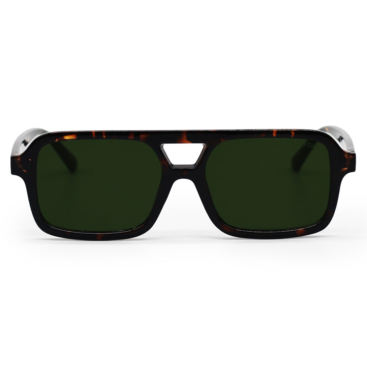 Atlas - Green Tortoise Squared Sunglasses