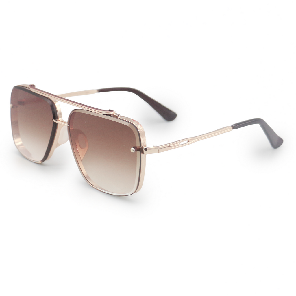 Smaller Bella Coffee - Tangle Free Aviator Sunglasses