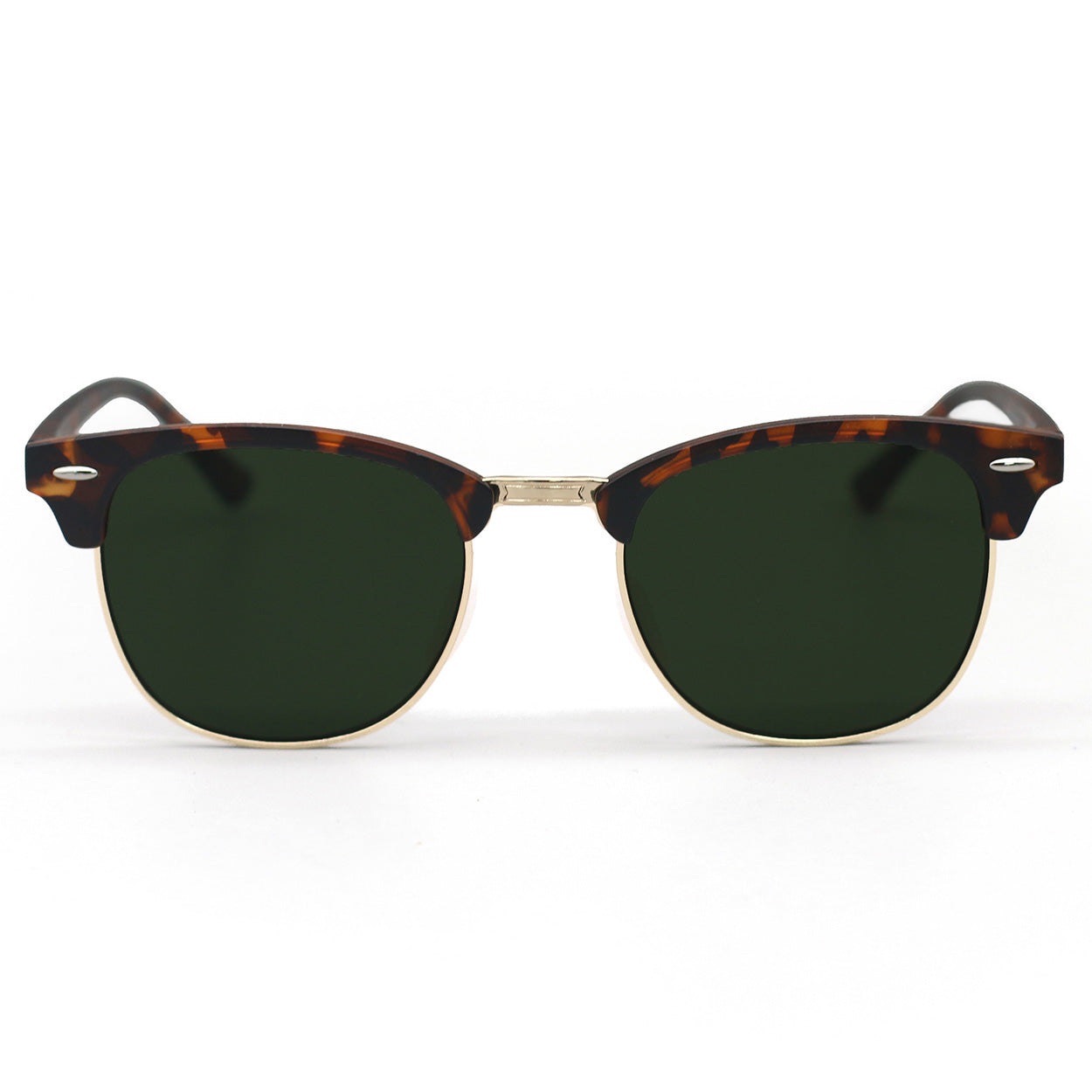 The Masters – Green Tortoise Clubmaster Sunglasses