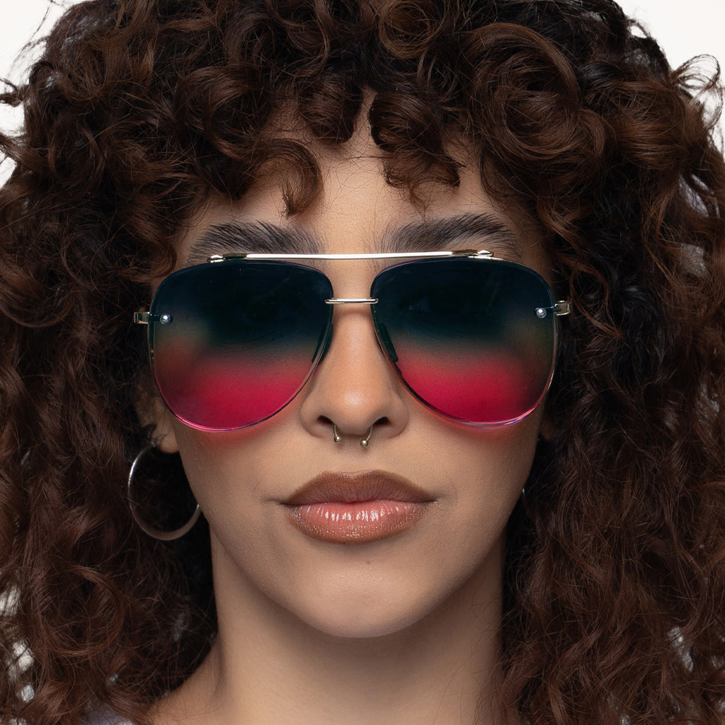 Luna - Tangle Free - Pride Aviator Sunglasses