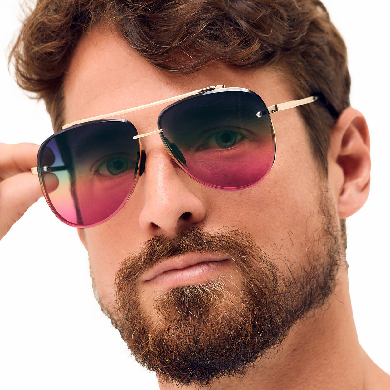 Luna - Tangle Free - Pride Aviator Sunglasses