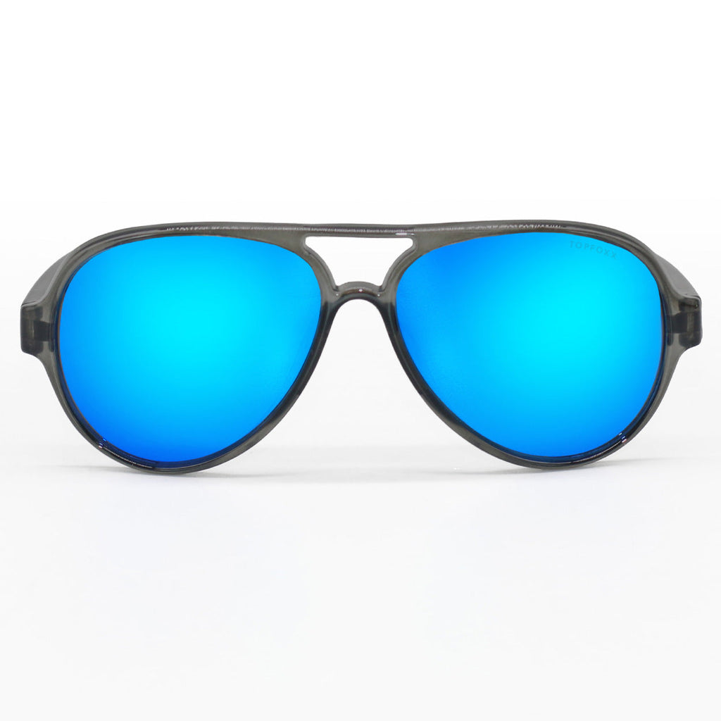 Poseidon Mirrored Blue  – Tangle-Free Floating Aviators
