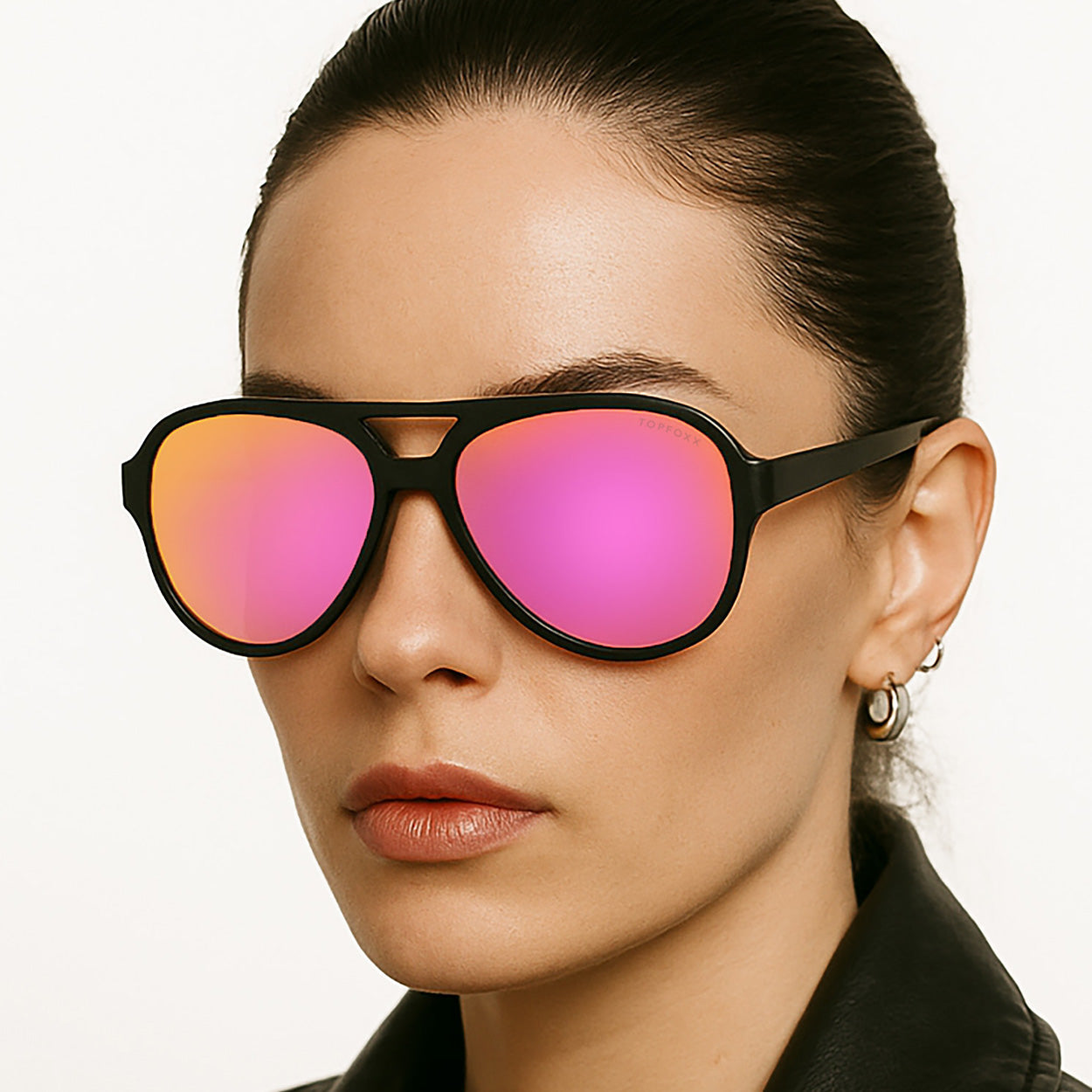 Poseidon Mirrored Pink  – Tangle-Free Floating Aviators