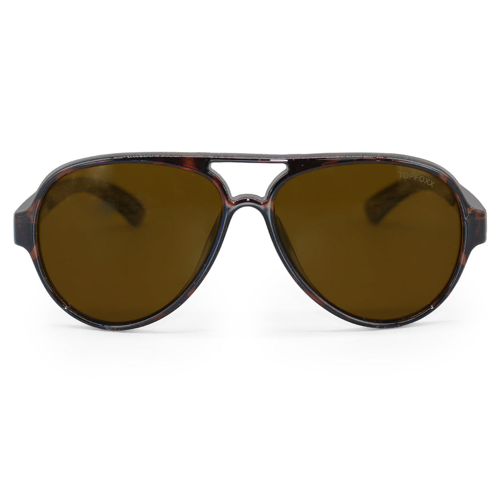 Poseidon Brown Tortoise  – Tangle-Free Floating Aviators