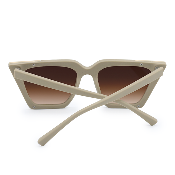 The CEO - Sustainable Nude Frame Brown Lens Cateye Sunglasses